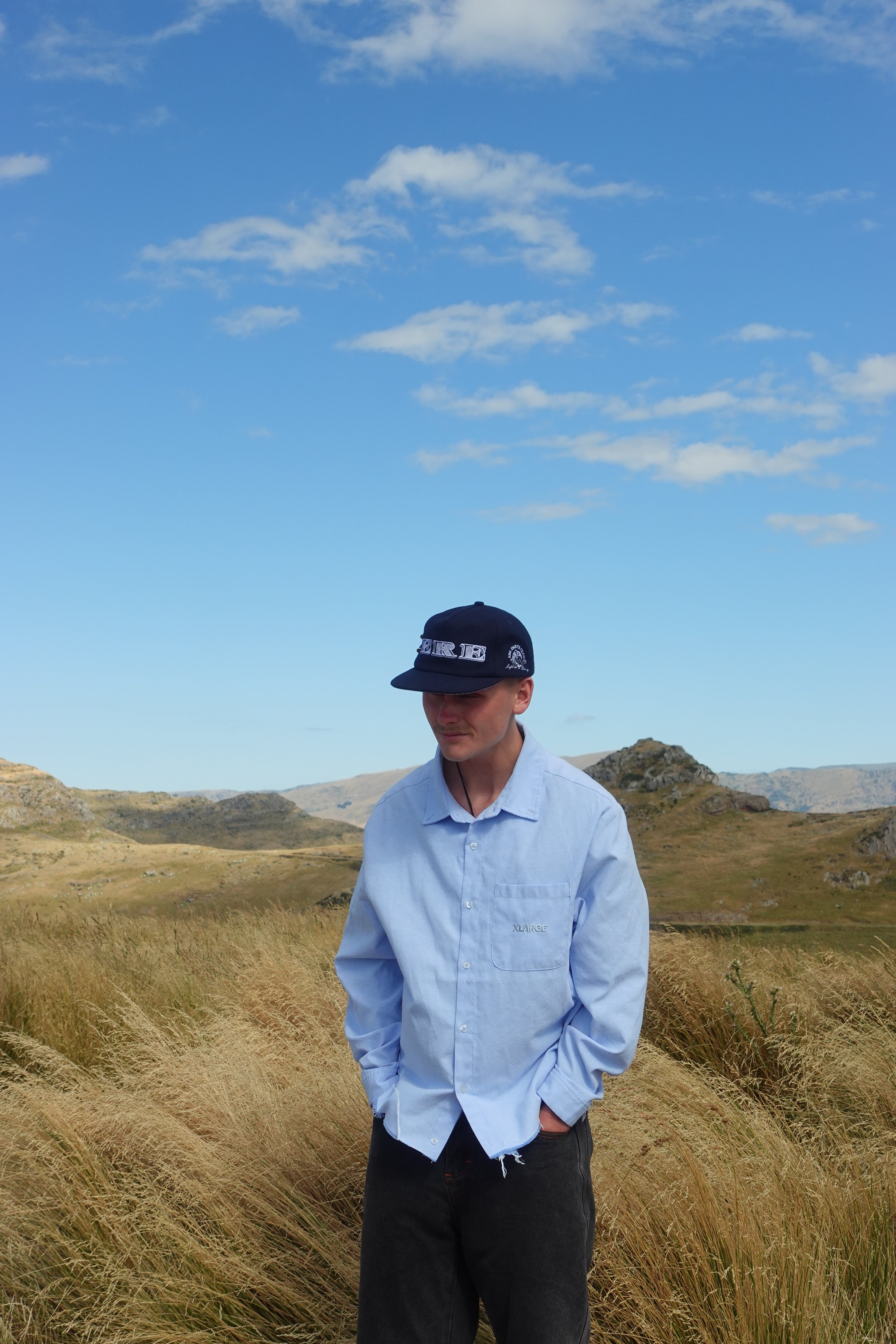 ERE Navy Wool 'Darts Club' Hat