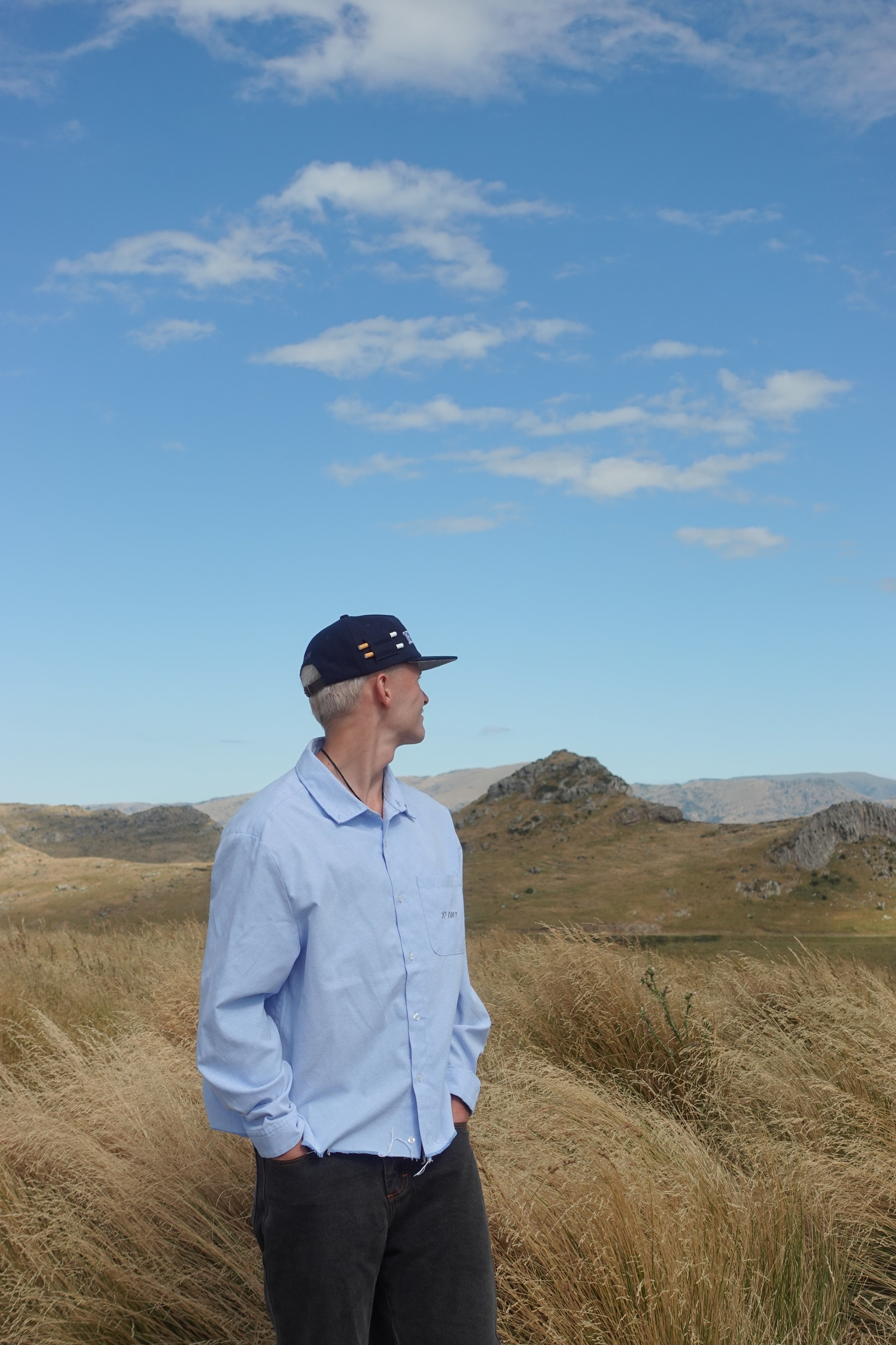 ERE Navy Wool 'Darts Club' Hat