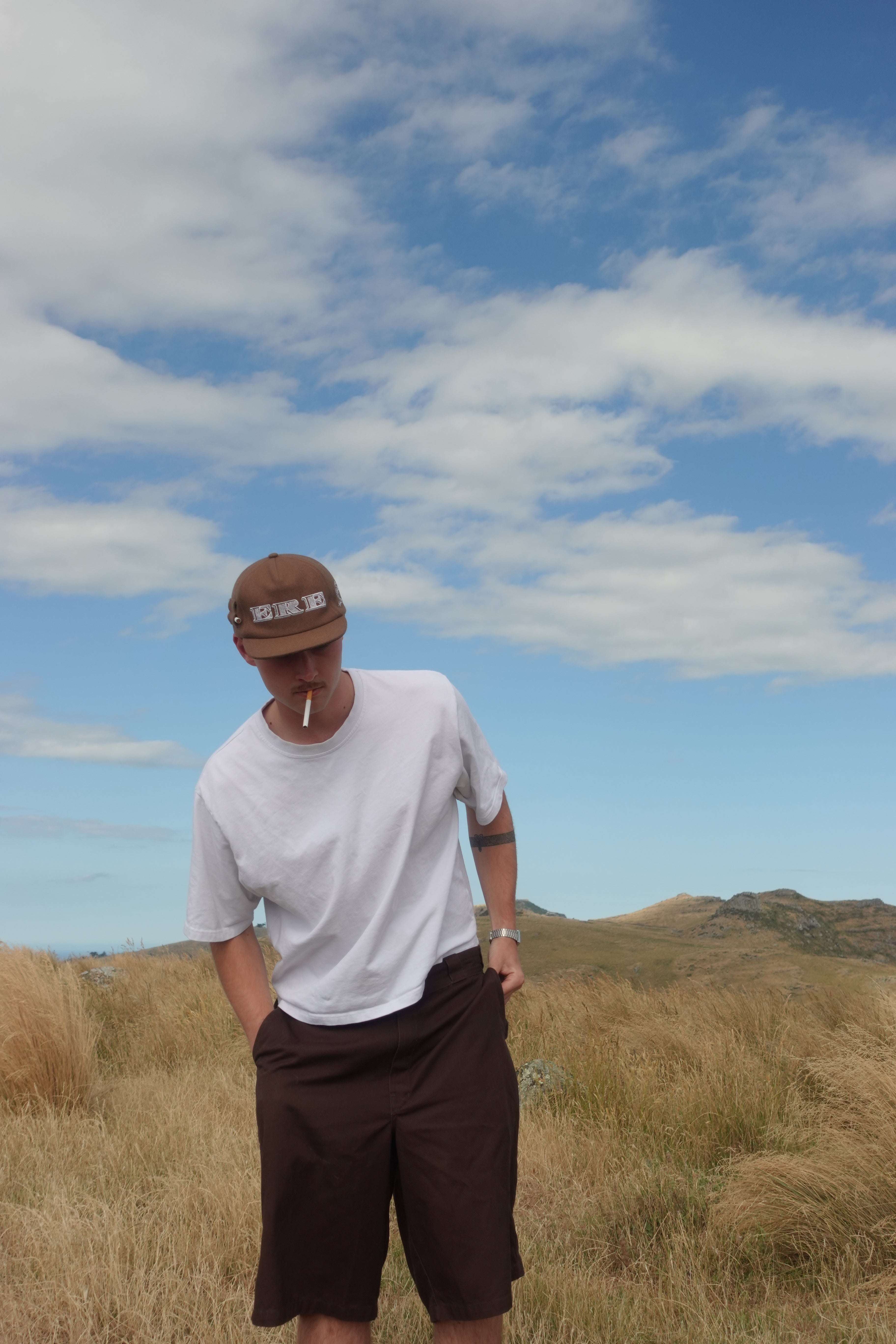 ERE Chocolate Wool 'Darts Club' Hat