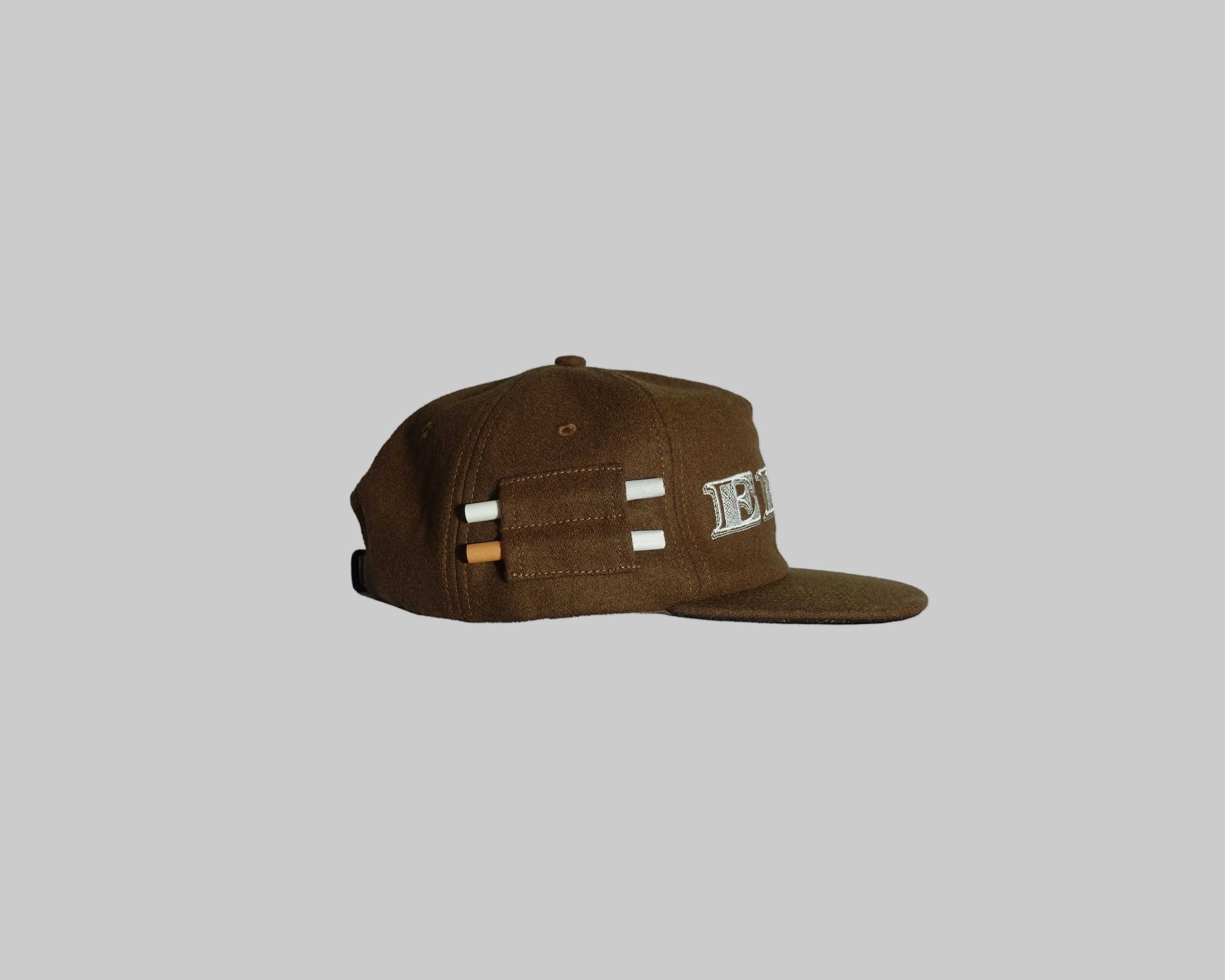 ERE Chocolate Wool 'Darts Club' Hat