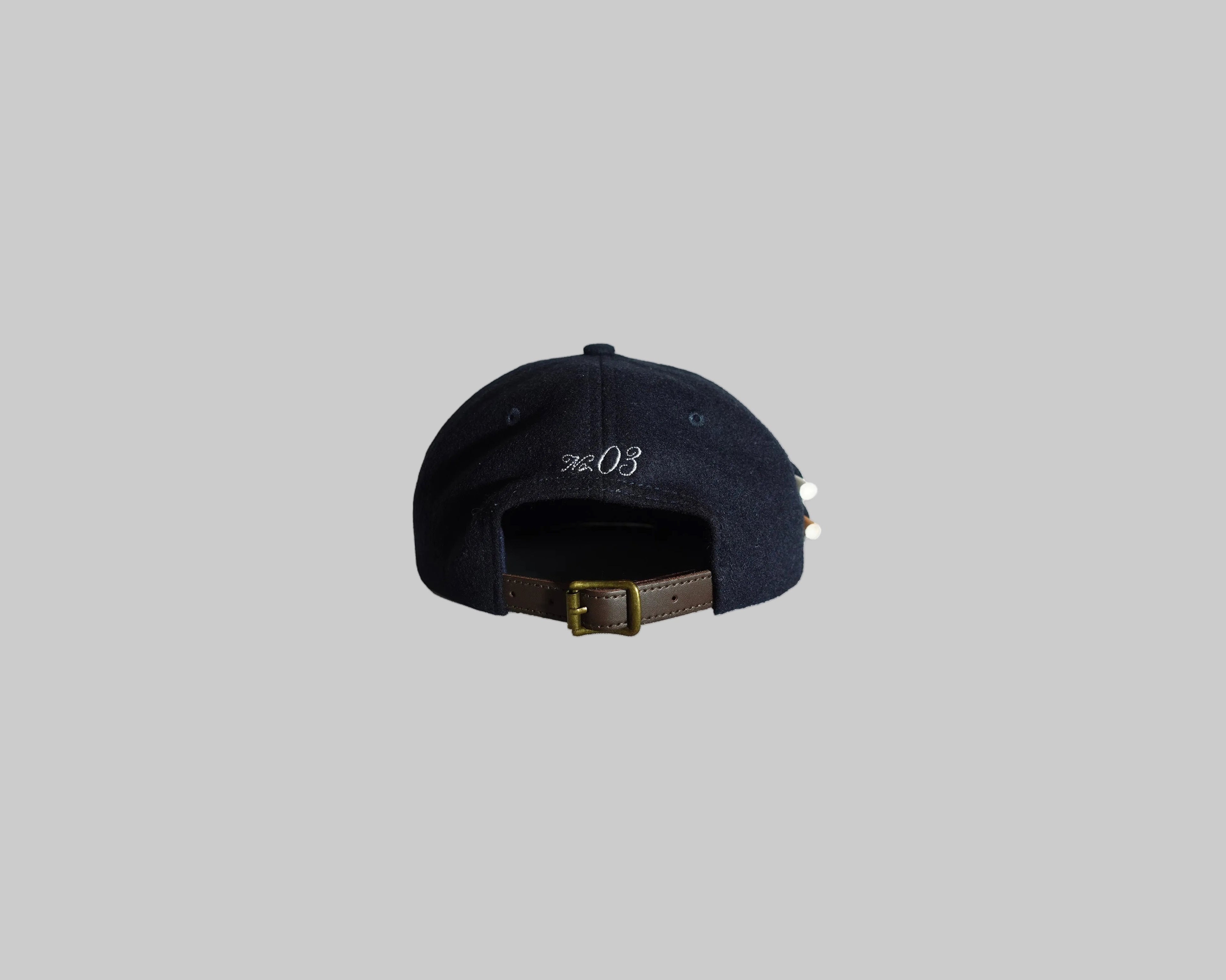 ERE Navy Wool 'Darts Club' Hat